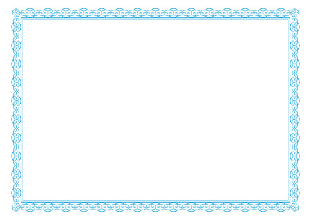 証明書 卒業証書 かわいいフレーム契約等の締結します のイラスト素材 ベクタ Image