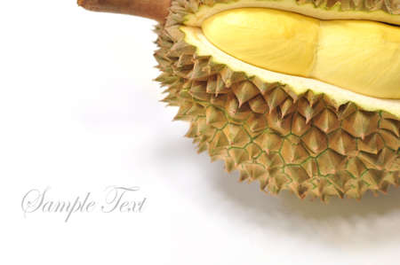 Durian: Durian from thailand on the white background