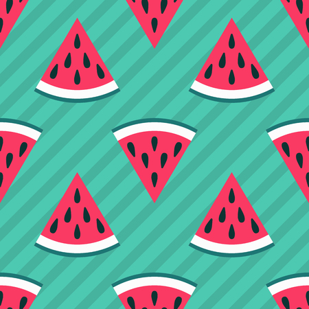 緑の背景にかわいいシームレスなスイカ模様 甘い夏のフルーツのためのベクトル図を設計します 生鮮食品の飾りにスライスします 壁紙をかなり繰り返します 明るいおいしい漫画の装飾のイラスト素材 ベクタ Image 緑の背景にかわいいシームレスなスイカ模様 甘い夏のフルーツのためのベクトル図を設計します 生鮮食品の飾りにスライスします 壁紙をかなり繰り返します 明るいおいしい漫画の装飾のイラスト素材 ベクタ Image