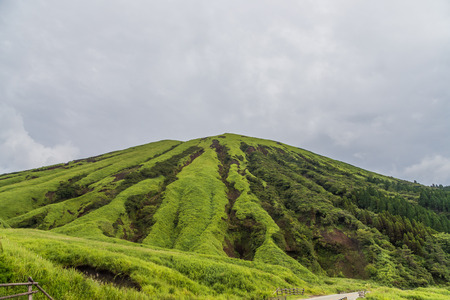 熊本県の阿蘇山の火山の美しい風景 の写真素材 画像素材 Image