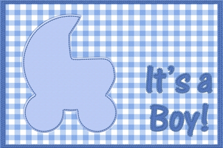 boy baby announcement