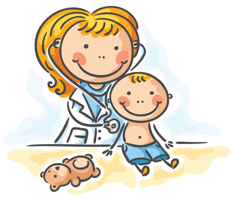 Pediatric Nurse Cartoon Cliparts, Stock Vector and Royalty Free Pediatric  Nurse Cartoon Illustrations