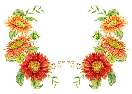 水彩のガーベラの花とのシームレスなパターン 手描きイラスト の写真素材 画像素材 Image 水彩のガーベラの花とのシームレスなパターン 手描きイラスト の写真素材 画像素材 Image