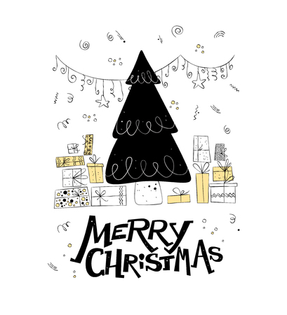 ベクトルのクリスマスと新年のお祝いデザイン 北欧風イラスト 飾られたモミの木 ギフト ボックス 白い背景で隔離の紙吹雪お祝いに簡単な手作りクリスマス カード のイラスト素材 ベクタ Image 1057 ベクトルのクリスマスと新年のお祝いデザイン 北欧風イラスト 飾られたモミの木 ギフト ボックス 白い背景で隔離の紙吹雪お祝いに簡単な手作りクリスマス カード のイラスト素材 ベクタ Image 1057