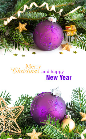 Goldene Weihnachtsschmuck Grenze Auf Weissem Hintergrund Lizenzfreie Fotos Bilder Und Stock Fotografie Image 34748329