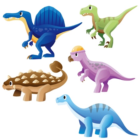 スピノサウルス恐竜のイラスト素材 ベクタ Image