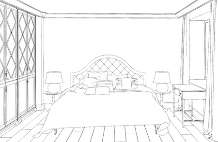 Home Hand Drawn Concept With Various Home Accessories And Furniture Magnificent Bedroom Furniture Accessories Concept Home Hand Drawn Concept With Various Home Accessories And Furniture Magnificent Bedroom Furniture Accessories Concept