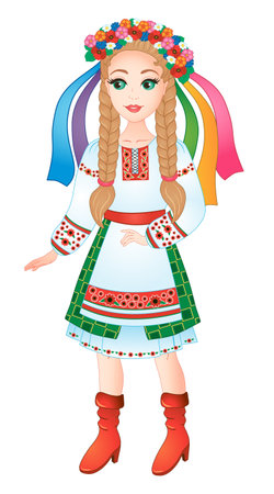 民族衣装を着たウクライナ女性。油絵。ウクライナ支援のため、この絵を販売する。 民族衣装を着たウクライナ女性。油絵。ウクライナ支援のため