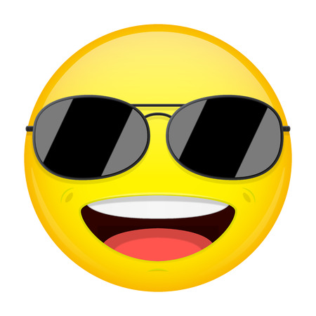 幸せな絵文字 にやにや笑いの感情 サングラスの絵文字でクールな男 ベクトル イラスト笑顔アイコン のイラスト素材 ベクタ Image 幸せな絵文字 にやにや笑いの感情 サングラスの絵文字でクールな男 ベクトル イラスト笑顔アイコン のイラスト素材 ベクタ Image