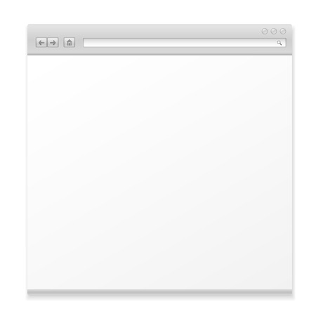 blank web page isolated on white background royalty free cliparts blank web page