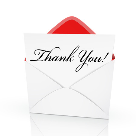 thank you envelope