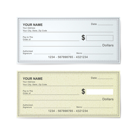 free blank check template