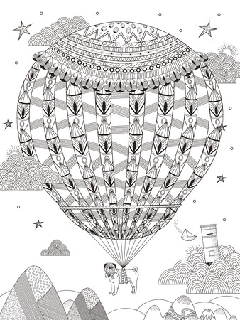 Fantasy Adult Coloring Page