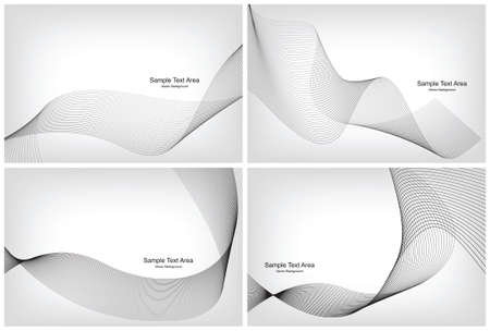 Custom text field designs, lines, abstract design package groups, background designs
