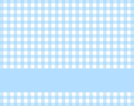 光の青と白の市松模様テーブル クロス背景 の写真素材 画像素材 Image