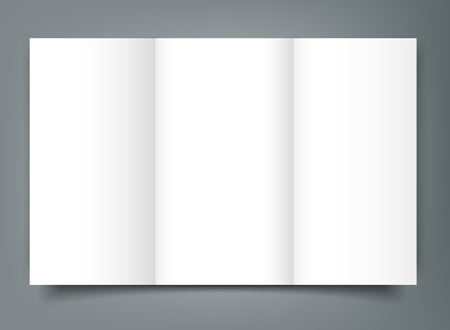 blank tri fold brochure mockup cover template isolated royalty blank tri fold brochure