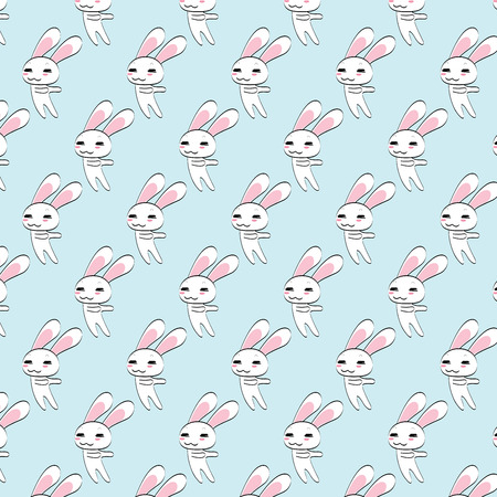 Bunny pattern background