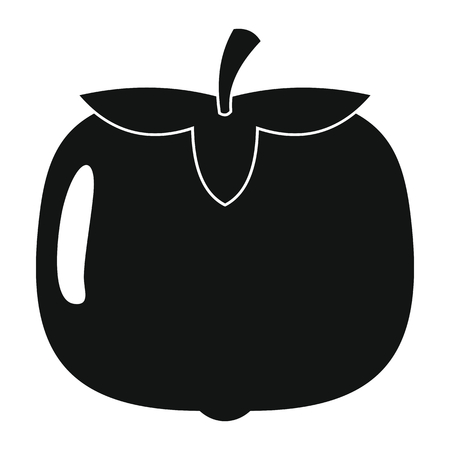 黒のシンプルなシルエット スタイルのアイコン ベクトル イラスト デザイン 白い背景で隔離 Web でスイカ ラベルおよびロゴのスイカ ベクトル オブジェクトのイラスト素材 ベクタ Image