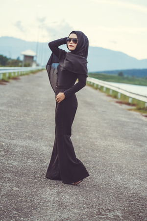 black dress for hijab