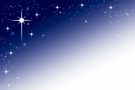 星とのクリスマス夜空背景フレーム青白のグラデーション の写真素材 画像素材 Image 2477