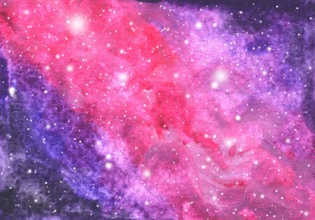 Download Abstract Galaxy Painting Watercolor Cosmic Texture With Stars Night Sky Milky Way Deep Interstellar White Stars Splash Colorful Art Space Stock Photo Picture And Royalty Free Image Image 149461061