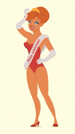 美しさの女王ミス ユニバース ベクトル イラスト 分離されました のイラスト素材 ベクタ Image 美しさの女王ミス ユニバース ベクトル イラスト 分離されました のイラスト素材 ベクタ Image