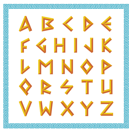 greek lettering font