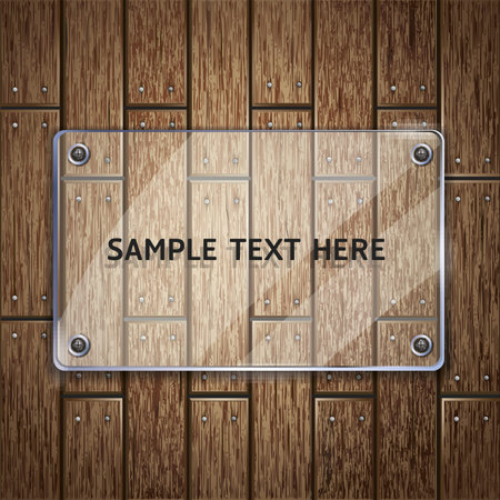 木製のテクスチャの背景とガラスのフレーム ベクトルのイラストレーター のイラスト素材 ベクタ Image 木製のテクスチャの背景とガラスのフレーム ベクトルのイラストレーター のイラスト素材 ベクタ Image