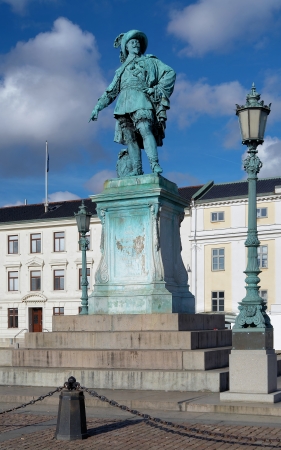 スウェーデン王グスタフ 2 世アドルフ スウェーデンでの記念碑 の写真素材 画像素材 Image