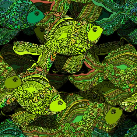 無限川魚と美しい背景 包装 カップ 袋 壁紙 織物印刷用テンプレートを使用できます のイラスト素材 ベクタ Image 無限川魚と美しい背景 包装 カップ 袋 壁紙 織物印刷用テンプレートを使用できます のイラスト素材 ベクタ Image