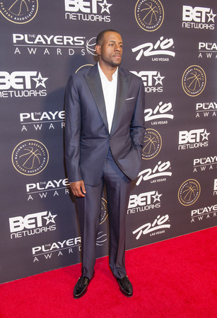 Las Vegas 7 月 19 日 Nba ウォリアーズのアンドレ イグドラ賞に出席 プレーヤー リオ ホテル カジノで 15 年 7 月 19 日にラスベガス ネバダ州 の写真素材 画像素材 Image