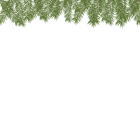 christmas tree border christmas tree branches realistic fir tree border vector pine - Christmas Tree Branches christmas tree border christmas tree branches realistic fir tree border vector pine - Christmas Tree Branches