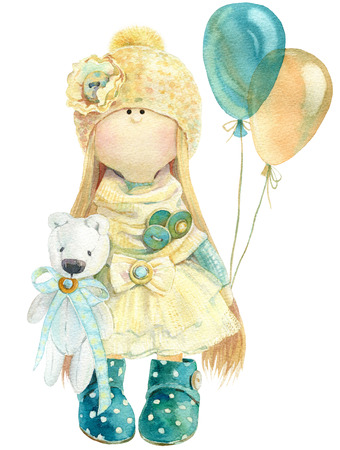 彼女は手に小さなバニーかわいい手作りぬいぐるみグッズの Waterolor イラスト Bithday の素敵なイラストや他のカード デザイン の写真素材 画像素材 Image 彼女は手に小さなバニーかわいい手作りぬいぐるみグッズの Waterolor イラスト Bithday の素敵なイラストや他のカード デザイン の写真素材 画像素材 Image