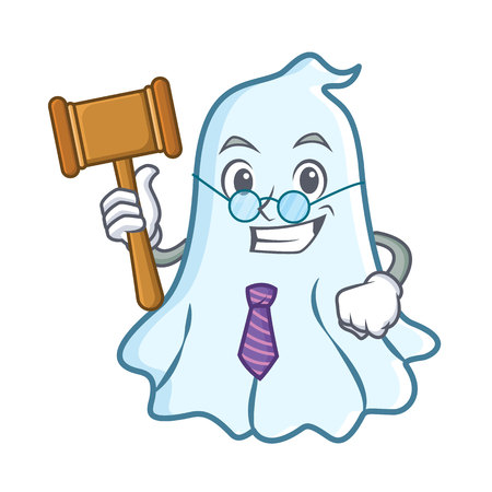 探偵のかわいい幽霊キャラ漫画ベクトル イラストのイラスト素材 ベクタ Image