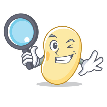 探偵大豆キャラクター漫画ベクトルイラスト のイラスト素材 ベクタ Image 探偵大豆キャラクター漫画ベクトルイラスト のイラスト素材 ベクタ Image