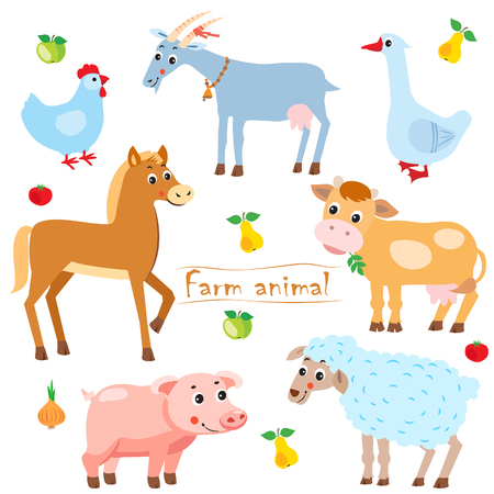 Download Farm Animals For Kids Farm Animals Babies Royalty Free Cliparts Vectors And Stock Illustration Image 60719924