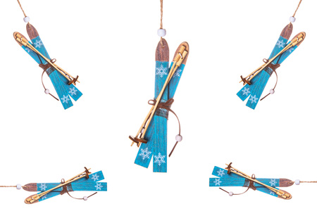 christmas wooden toys mountain skiing decorations isolated on white stock photo 93455021 - Ski Christmas Decorations christmas wooden toys mountain skiing decorations isolated on white stock photo 93455021 - Ski Christmas Decorations