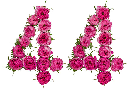 Arabische Zahl 40 Vierzig Von Den Gelben Blumen Von Rose Lokalisiert Auf Weissem Hintergrund Lizenzfreie Fotos Bilder Und Stock Fotografie Image 79967749