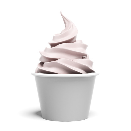 ice cream: Cup giấy mềm Với Ice Cream. 3d làm Kho ảnh
