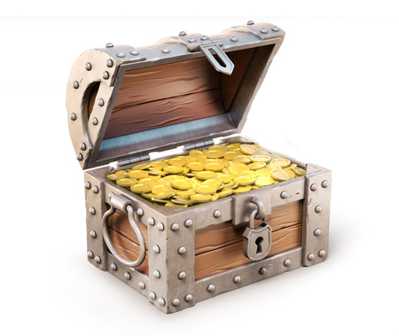 treasure chest stock photos