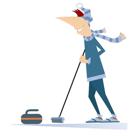 16 027 カーリング のイラスト素材 ベクター 123rf