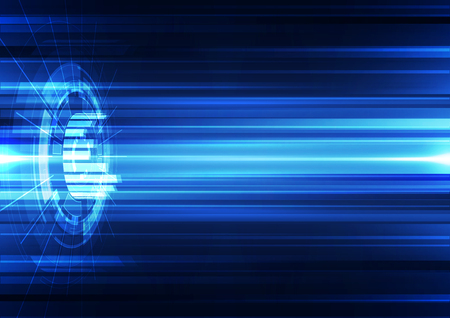 abstract vector technology background, illustration