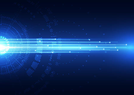abstract vector hi speed technology internet background Illustration