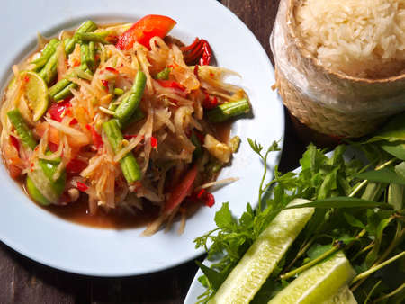 papaya: Gỏi đu đủ xanh