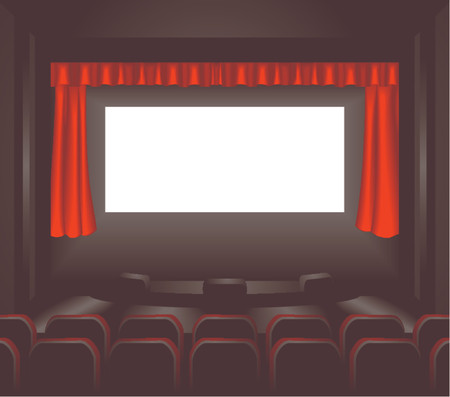 暗い映画館に好きなものを配置するために空の映画館スクリーン照明 ブレンドしないメッシュによる陰影のイラスト素材 ベクタ Image 暗い映画館に好きなものを配置するために空の映画館スクリーン照明 ブレンドしないメッシュによる陰影のイラスト素材 ベクタ Image