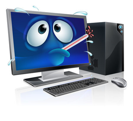 Computer Cartoon Stock Photos And Images 123rf