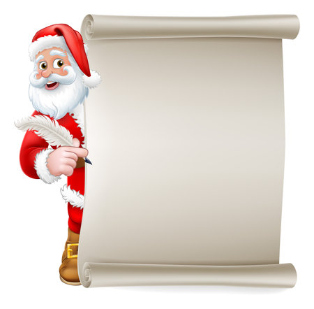 9,930 Lettera Babbo Natale Vettoriali, Illustrazioni e Clipart
