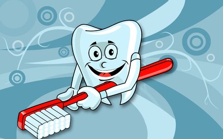 歯のイラストや背景を持つブラシ の写真素材 画像素材 Image 歯のイラストや背景を持つブラシ の写真素材 画像素材 Image