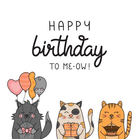 14 074 Joyeux Anniversaire Chat Imagenes Y Fotos 123rf