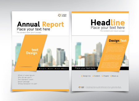modern business cover page vector template real estate concept